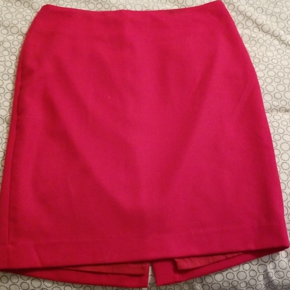 Hot pink skirt